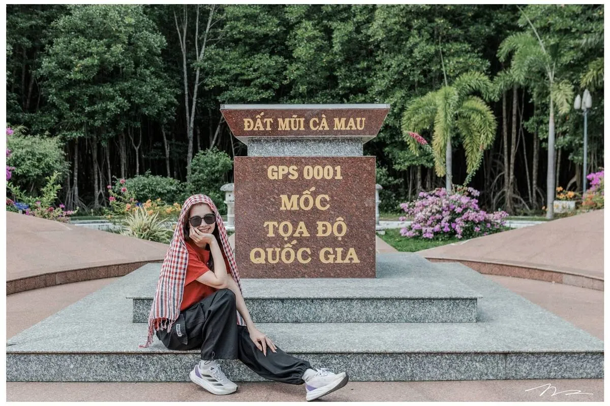 Check-in Cột mốc GPS 0001 Đất Mũi Cà Mau